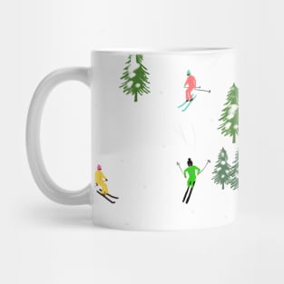 Skiing Skiers Mug